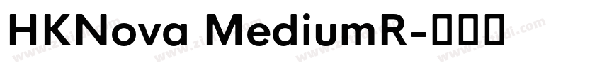 HKNova MediumR字体转换